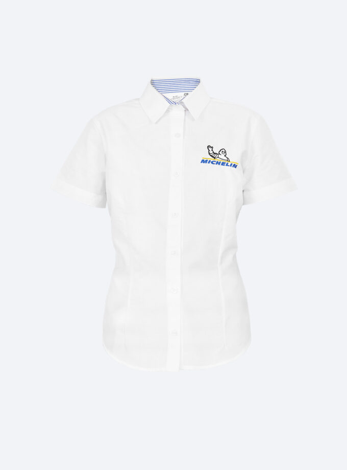 Blusa Blanca Manga Corta