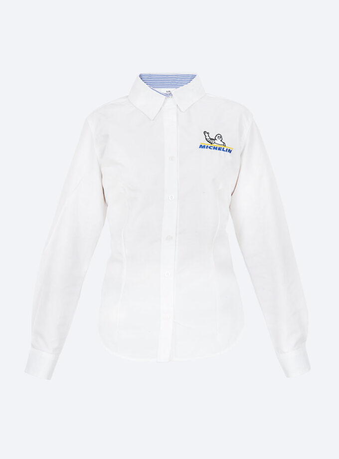Blusa Blanca Manga Larga