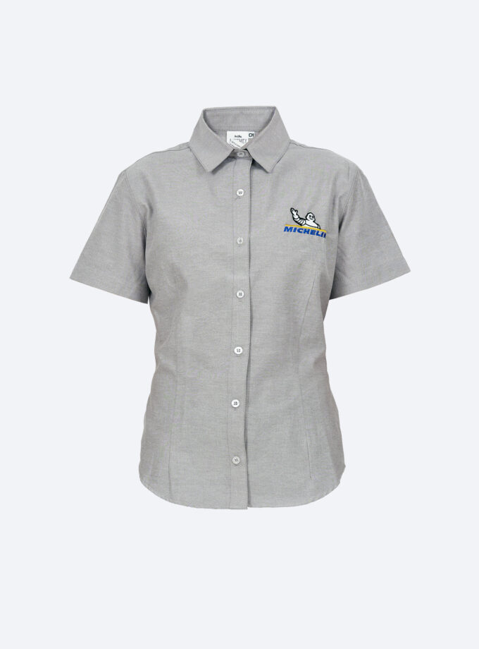Blusa Gris Manga Corta
