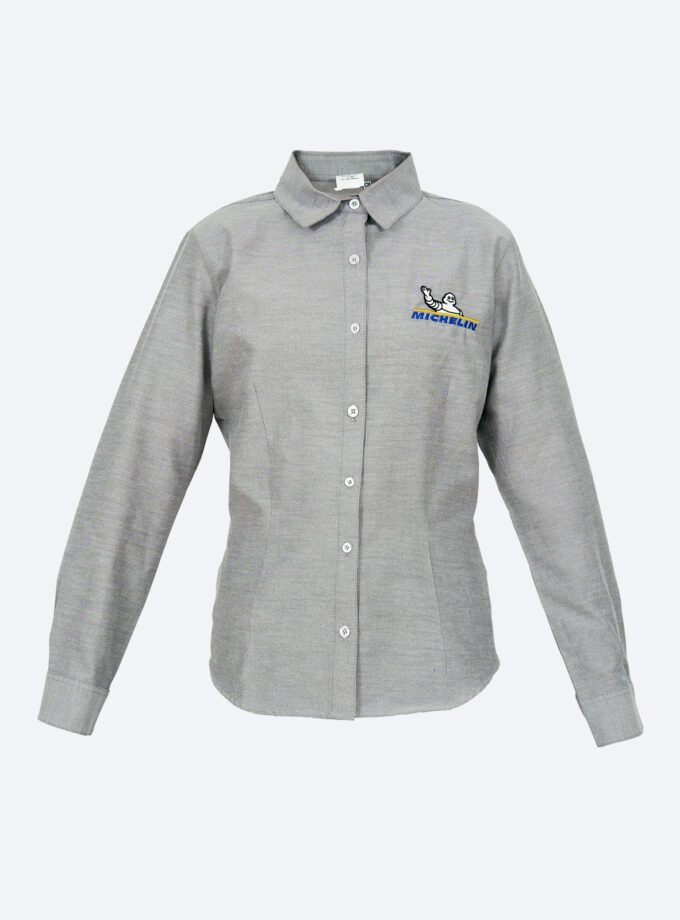 Blusa Gris Manga Larga