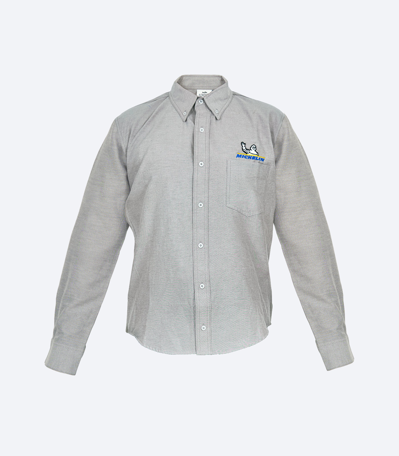 Camisa Gris Manga Larga