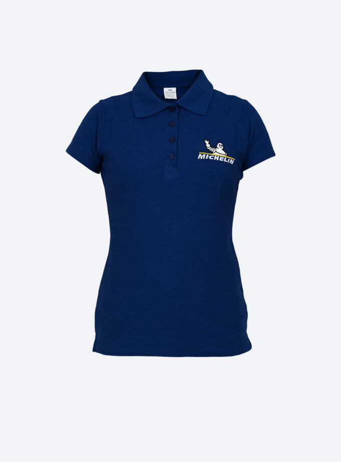 Playera Polo Dama Azul Marino