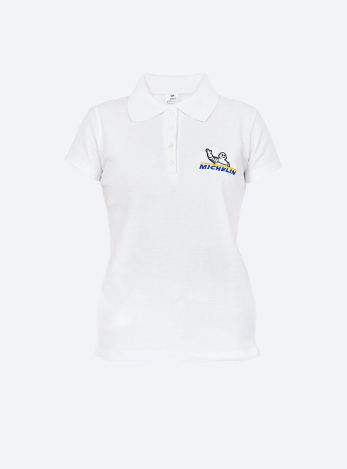 Playera Polo Dama Blanca
