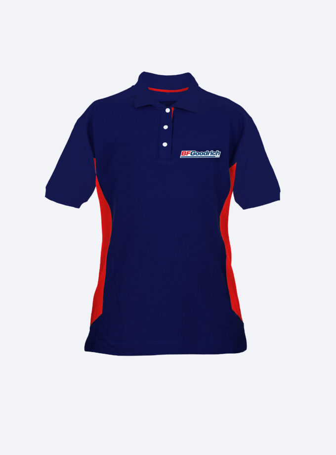 Playera Polo Dama BF Azul