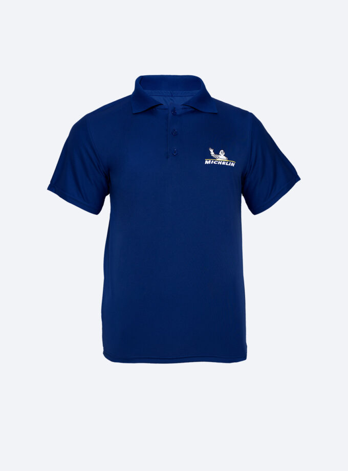 Playera Polo Fit Azul Marino