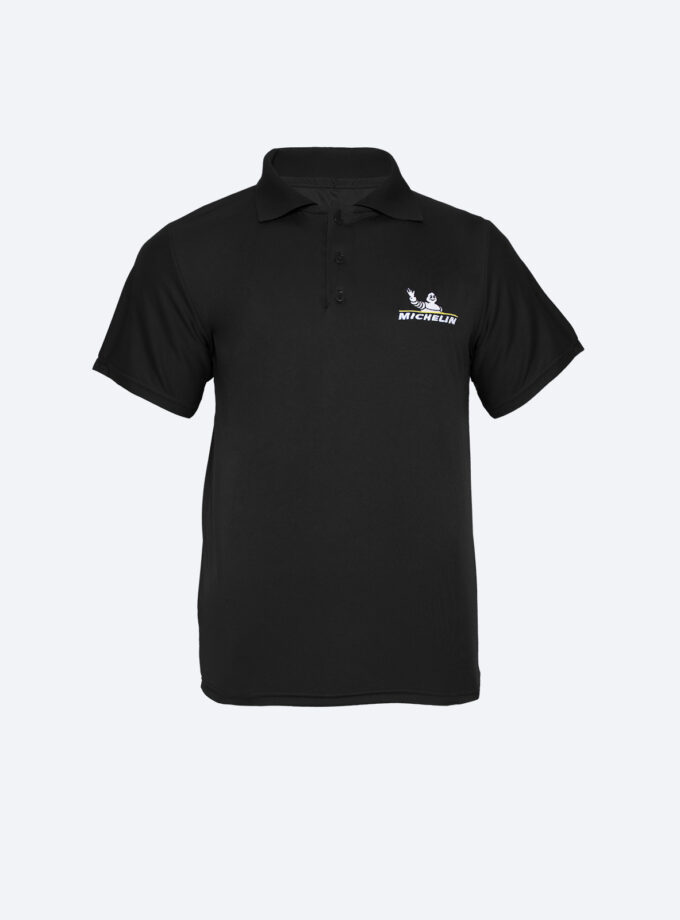 Playera Polo Fit Negra