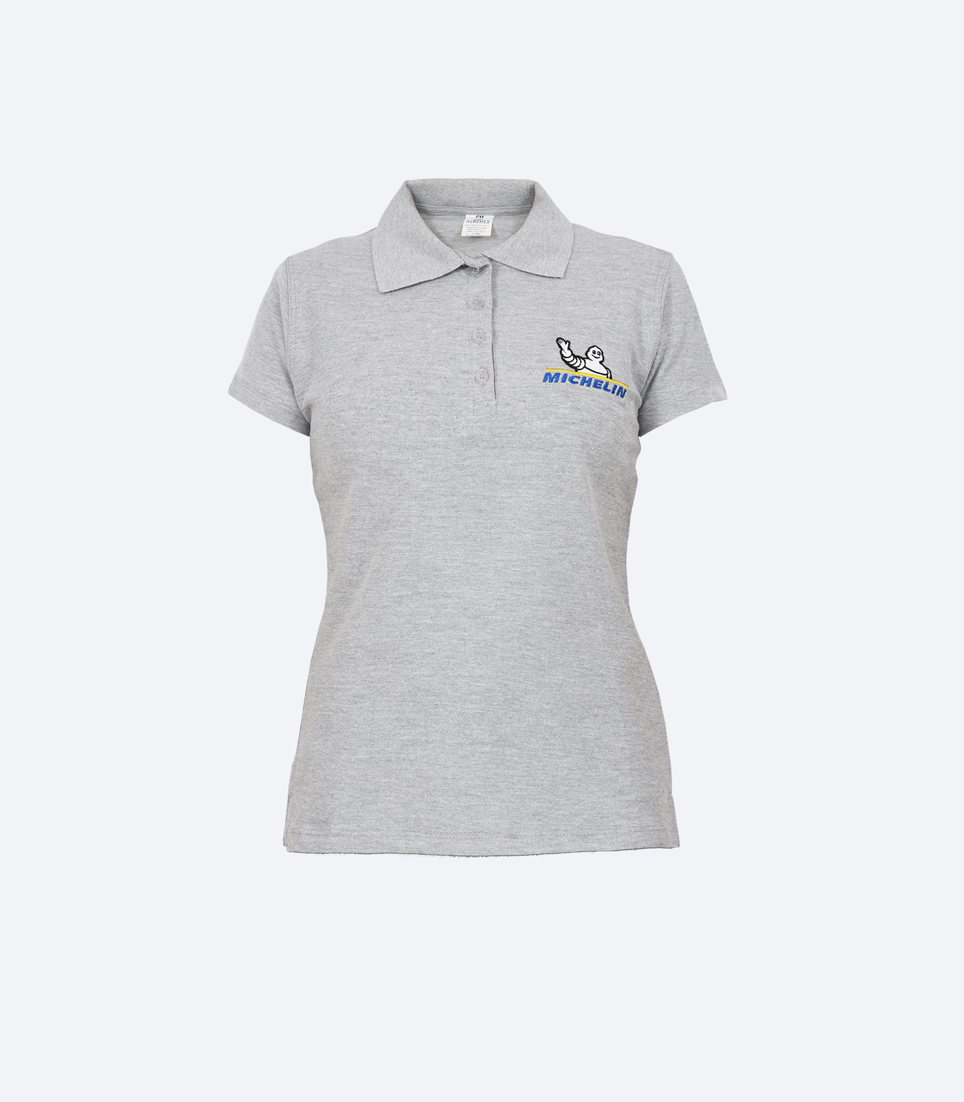 Playera Polo Dama Gris