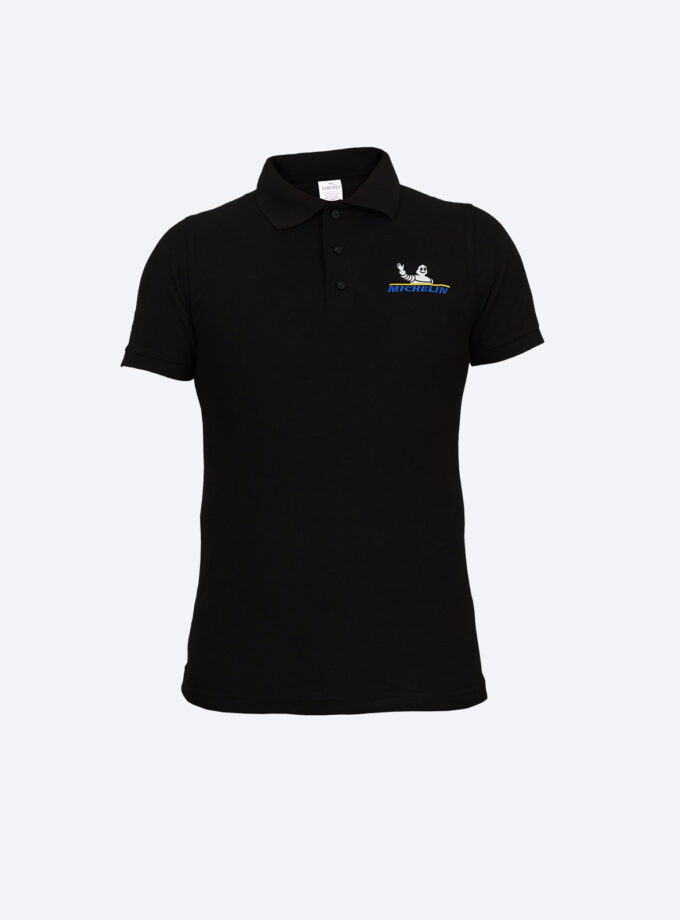 Playera Polo Negra